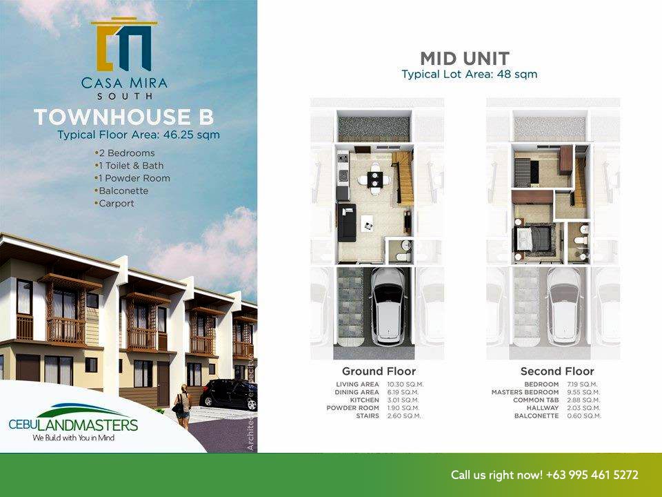 Townhouse B - Mid Unit