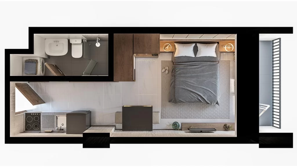 Studio Unit Layout City Clou Cebu Condo for Sale Update 11zon